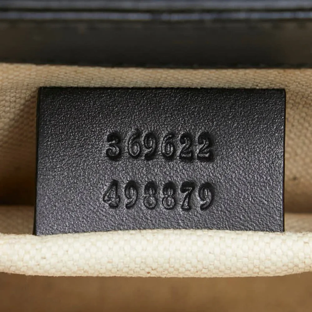 GUCCI Authentic Black Leather Horsebit Shoulder Bag - Picture 14 of 15